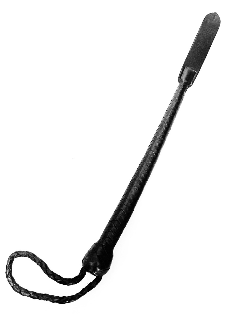 Kurzer Kantschu - Hochwertige Lederpeitsche mit Klatsche